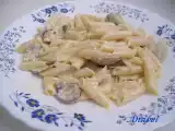 Receta Macarrones con almejas y nata