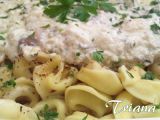 Receta Tortellini alla carbonara a mio modo