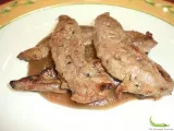 Receta Solomillos de pato con salsa de pera