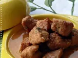 Receta Taquitos de cerdo con miel y cebolla