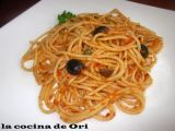 Receta Espaguetis a la siciliana