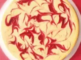 Receta Tarta de queso (pastel de queso o cheesecake) marmoleado