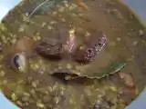 Receta Potaje de lentejas pardiñas con arroz