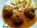 Receta Albóndigas con salsa de verduras del cocido