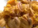 Receta Arroz con calamares y champiñones