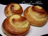 Receta Caracolas de crema y buttermilk