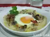 Receta Huevos al plato con salteado de setas