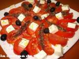 Receta Ensalada de tomate, mozzarella y anchoas