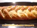 Receta Trenza de manzanas azufaifo y chocolate blanco