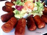 Receta Croquetas de pollo e hilos de jamon serrano espuña (thermomix)