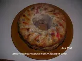 Receta Corona de tortilla multicolor