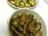 Receta Muslos de pollo con patatas cajún