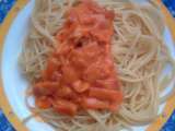 Receta Spaguetti con carbonara picante