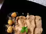 Receta Lomo con castañas y almendras
