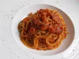 Receta Spaguetti con salsa de anchoa y atún