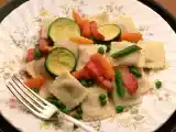 Receta Raviolis con verduras