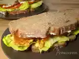 Receta Sándwich gourmet de pollo al curry