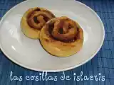 Receta Caracolas de canela