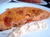 Receta Quiche de lomo embuchado y tomates cherry (thermomix y fussioncook)
