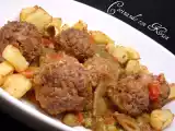 Receta Albóndigas a la jardinera (fussioncook)