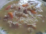 Receta Sopa de jamon iberico con fideos