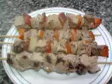 Receta Brochetas de cerdo