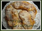 Receta Orejas de carnaval