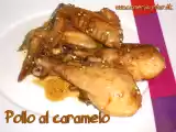 Receta Pollo al caramelo con sésamo
