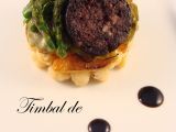 Receta Salteado de verduras con garbanzos y terregada (morcilla)