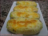Receta Patatas asadas rellenas de pavo y queso