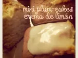 Receta Mini plum-cakes con crema de limón