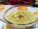 Receta Crema de calabacín con toque de pesto y queso