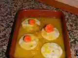 Receta Merluza en salsa de naranja y mango