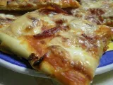 Receta Pizza de chori-queso