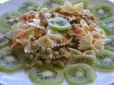 Receta Ensalada de pasta, kiwi y guisantes