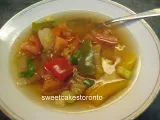 Receta Sopa de verduras china