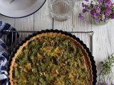 Receta Quiche con brie, ajetes, brócoli y piñones