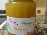 Receta Mermelada de pera, mango y manzana