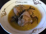 Receta Pechugas de pollo al vino tinto y coñac (olla gmc)