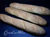 Receta Baguettes con salvado de trigo y masa madre con extracto de malta