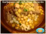 Receta Garbanzos con costeletas de cerdo