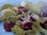 Receta Ensalada de calamares con chorizo