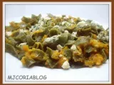 Receta Tallarines wakame con calabaza, nueces y gorgonzola