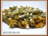 Receta Tallarines wakame con calabaza, nueces y gorgonzola