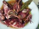Receta Calamares de potera al aceite de oliva virgen