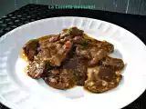 Receta fricandó de vedella amb rovellons