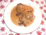 Receta Carrillada a la salsa de vainilla