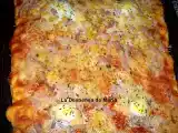 Receta Pizza con huevos de codorniz