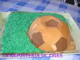 Receta Tarta balón de futbol