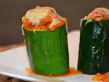 Receta Troncos de calabacín rellenos